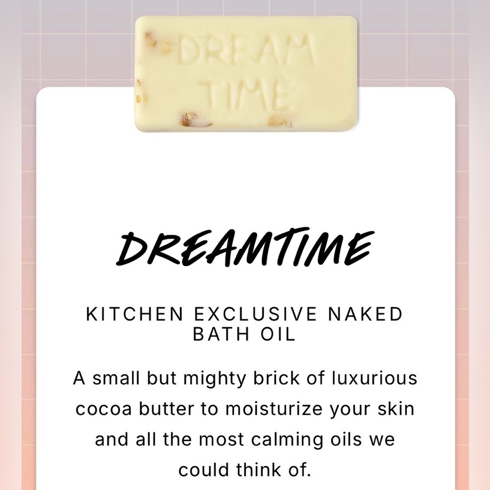 LUSH Dreamtime Bath Oil
